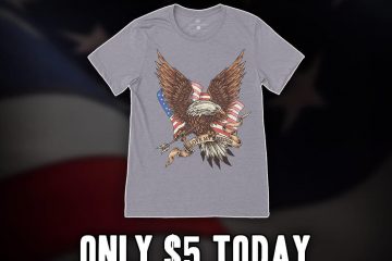 eagle flying t-shirt