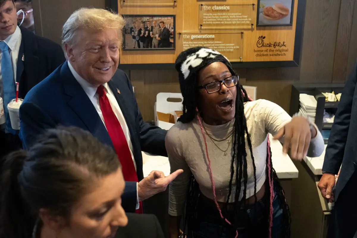 Chick-fil-A Interaction Between Trump and Black Woman Goes Viral ...