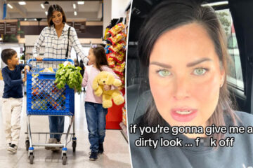 mother of two never returns shopping cart