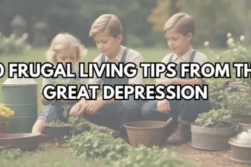 frugal living tips from the great depression