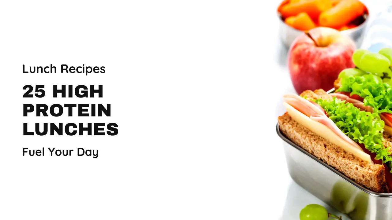 25 High Protein Lunches for Work: Tasty & Energizing Ideas - Think