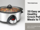 20 Crock Pot Meals Easy Healthy Cheap