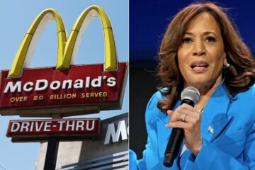 kamala harris mcdonald's