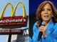 kamala harris mcdonald's