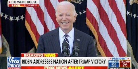 biden trump smile