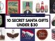 10 secret santa gifts under $30