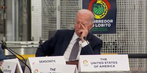 biden sleeping at african summit