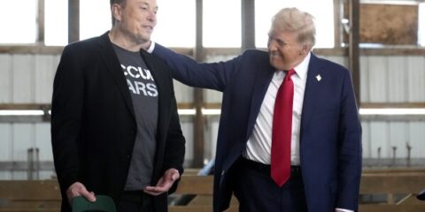 elon musk and president donald trump