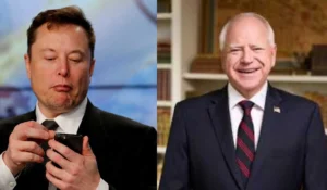 Elon Musk Fires Back at Tim Walz After Tesla Stock Diss