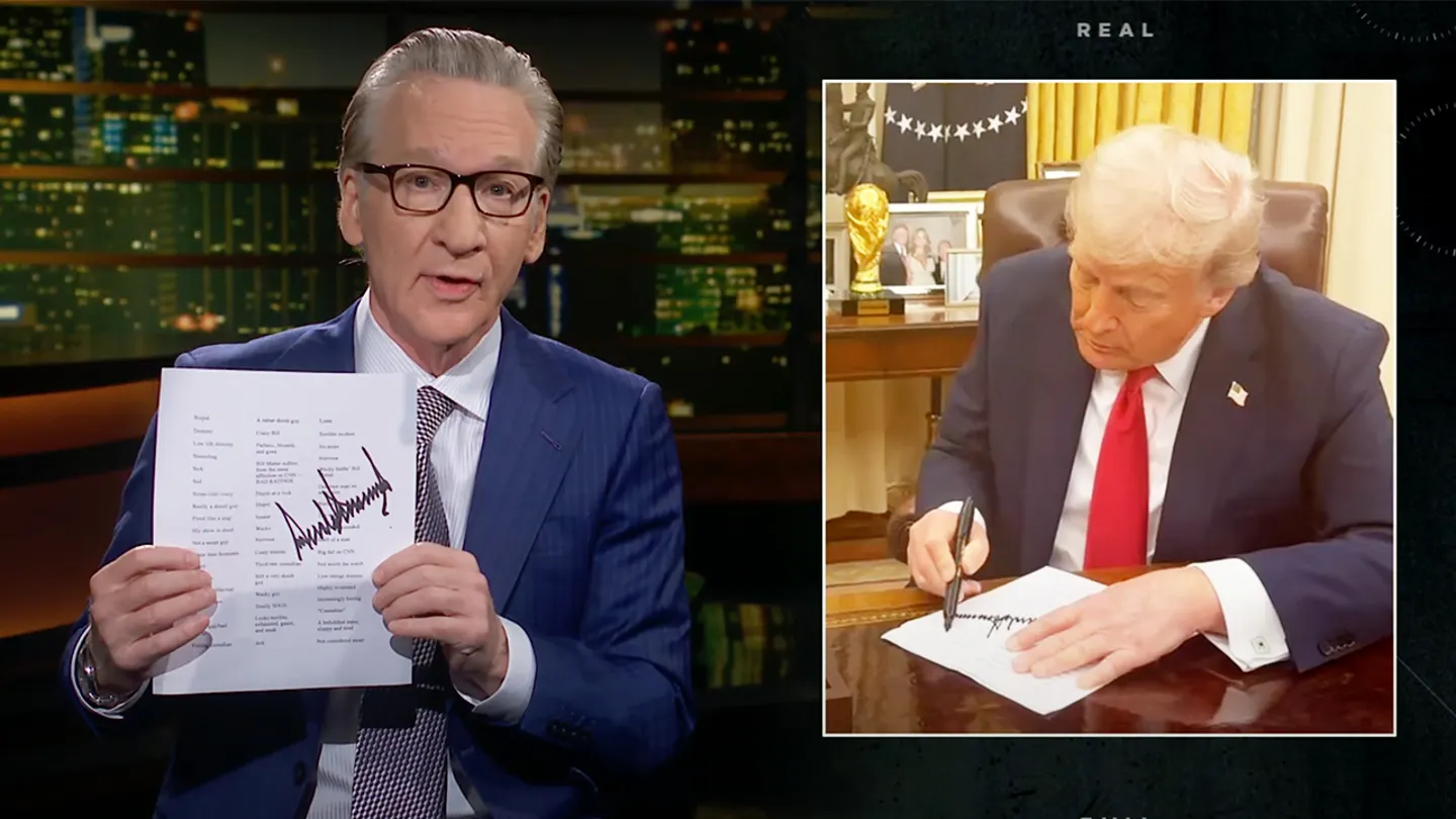 Bill Maher Gives Surprising Review of Trump White House Meeting