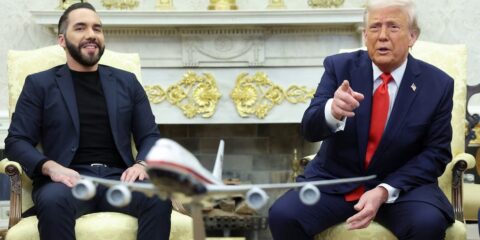 el salvador president bukele and president trump