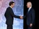 democrat senator chris murphy shaking hands with biden