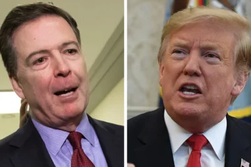 former fbi director james comey and trump