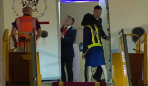 French President Gets Shoved in the Face During Vietnam Arrival