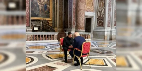 trump zelensky at vatican