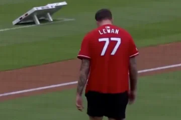 taylor lewan first pitch