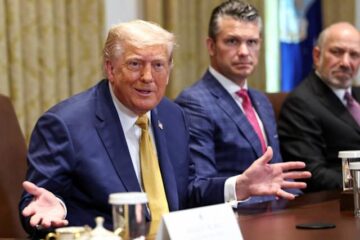 trump answering epstein question