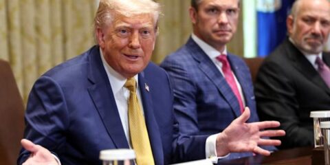 trump answering epstein question