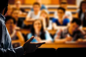teacher in classroom