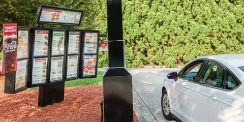 fast food drive-thru